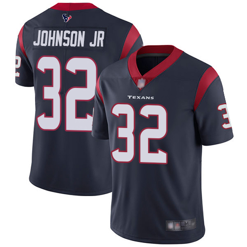 Houston Texans Limited Navy Blue Men Lonnie Johnson Home Jersey NFL Football #32 Vapor Untouchable